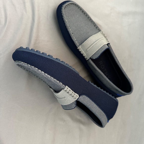 Rothy's Men's Driving Loafer - Amalfi Blue - Size 10.5  -  RARE - Picture 2 of 3